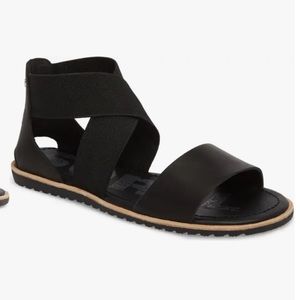 Sorel Ella Sandal size 7.5 Black